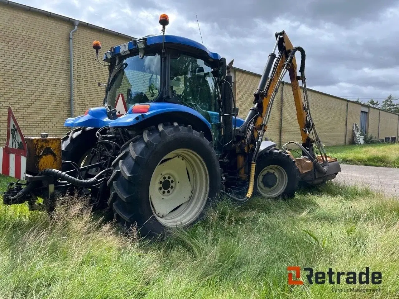 Billede 3 - New Holland TS 115 A Med FM 5 meter rabatklipper