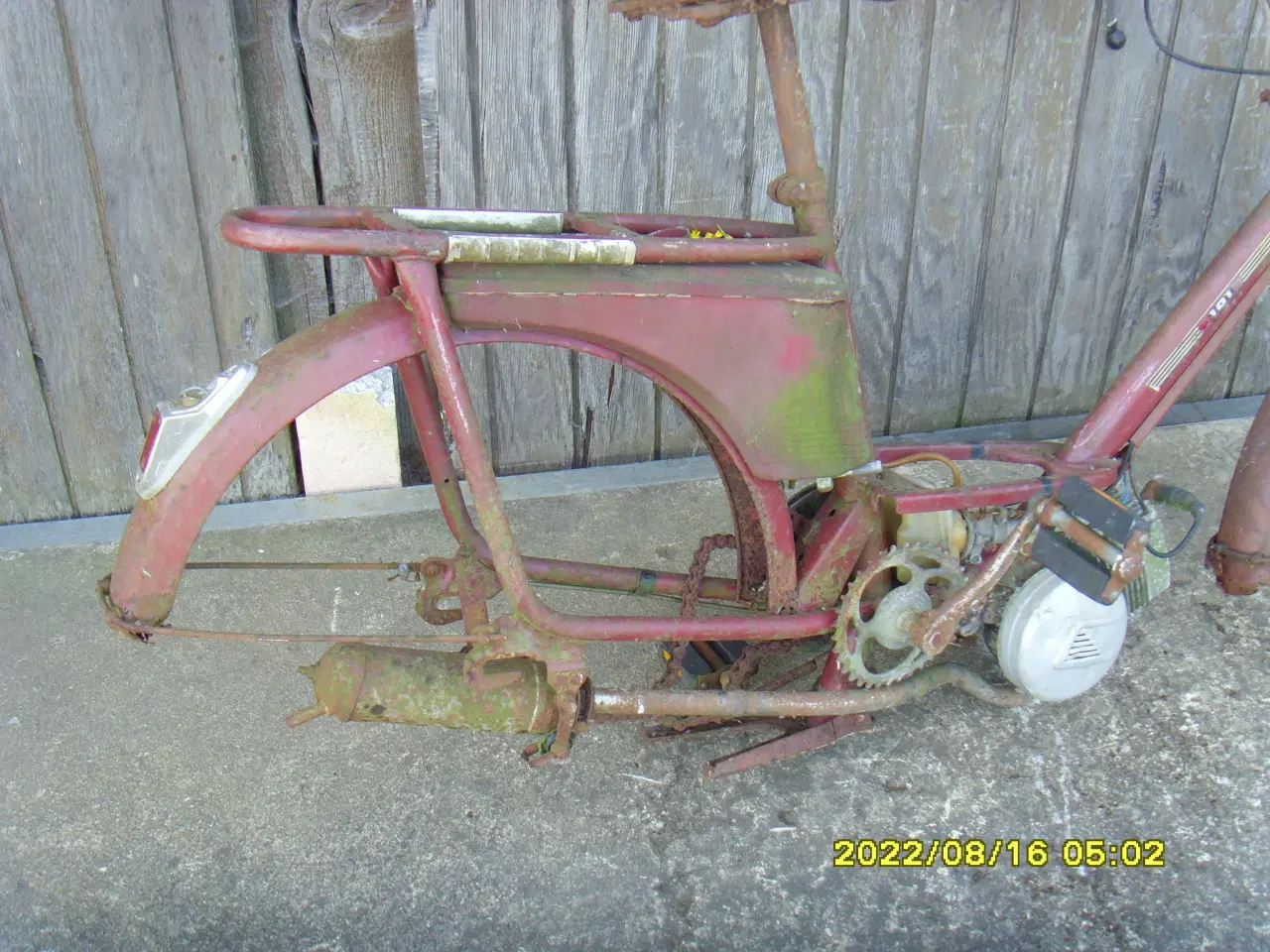 Billede 4 - Gammel knallert stel og motor