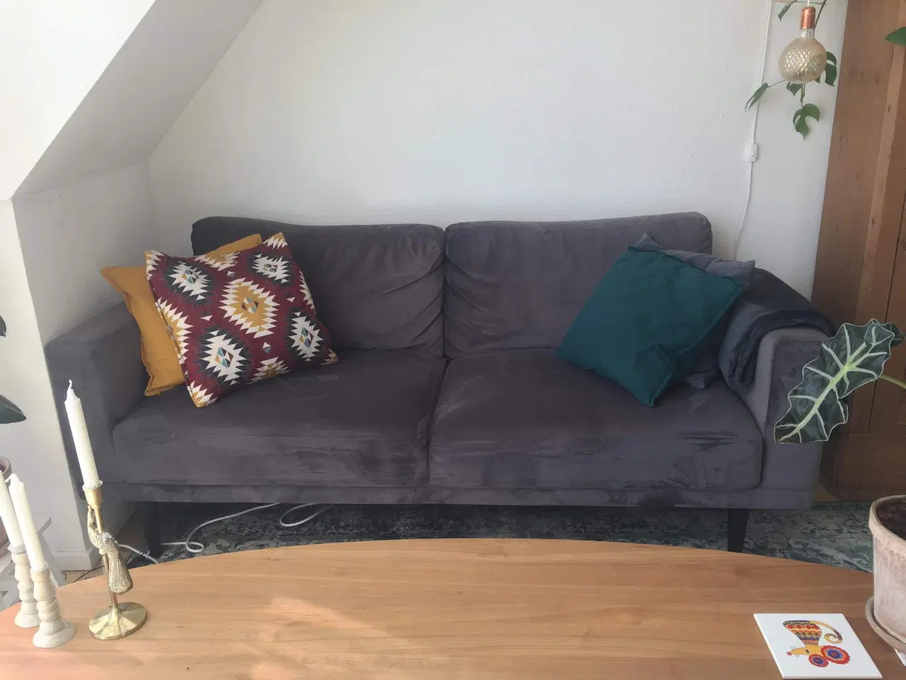 Billede 1 - Ilva velour sofa 