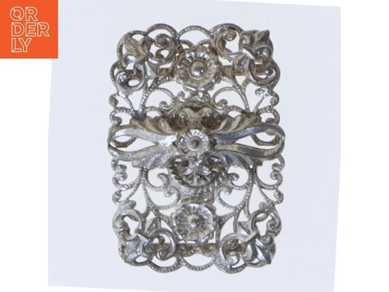 Billede 1 - Filigran bæltespænde, bijouteri (str. 3,5x2,5 cm)
