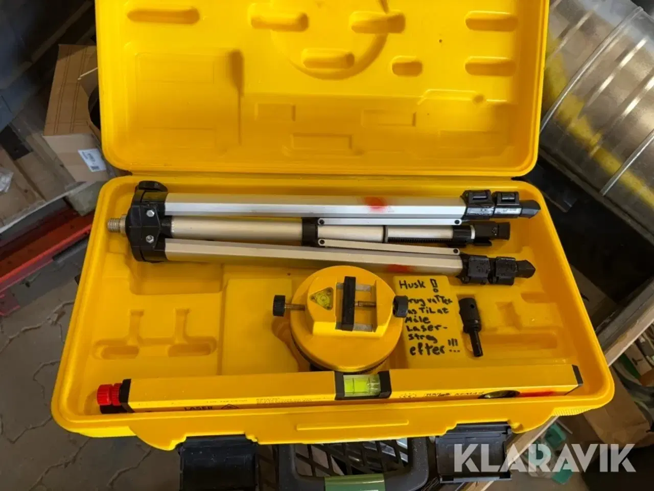 Billede 5 - Vaterpas med laser Kema