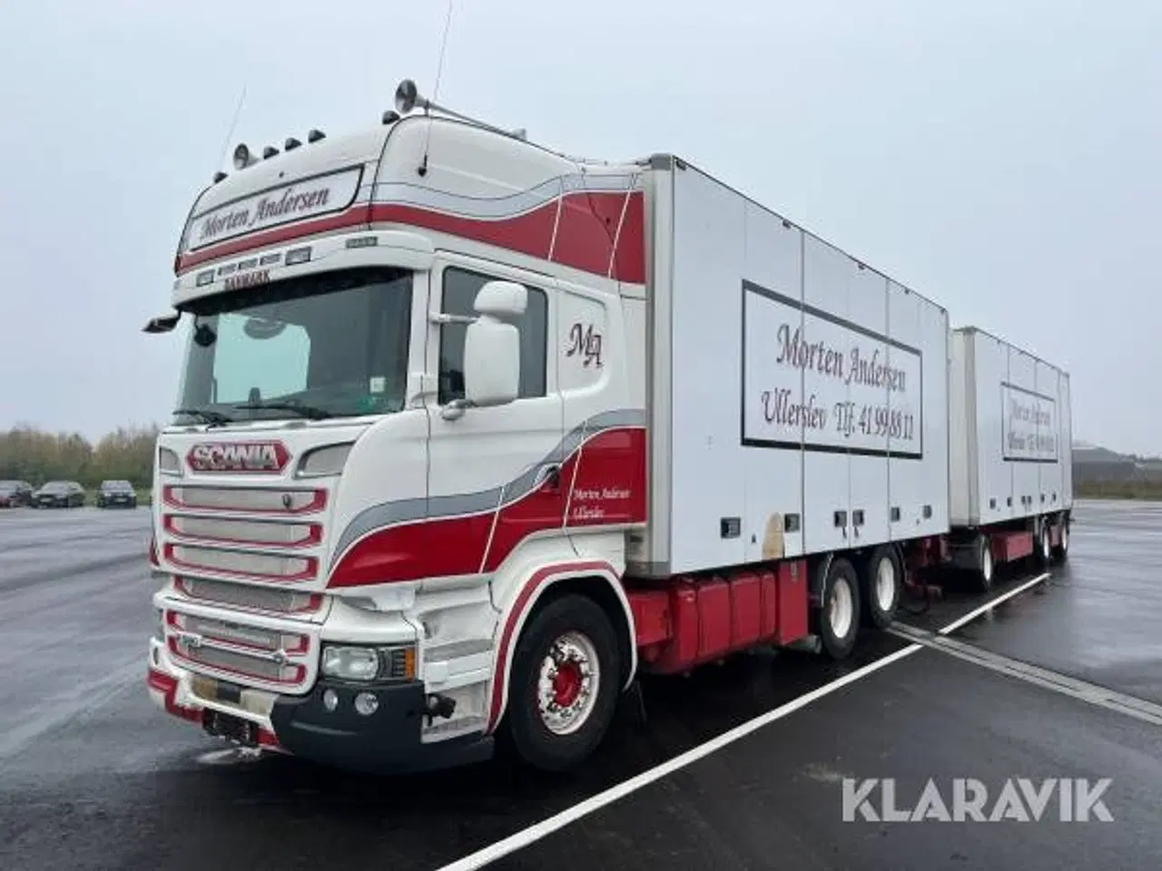 Billede 1 - Lastbil Scania R580 V8 med anhænger