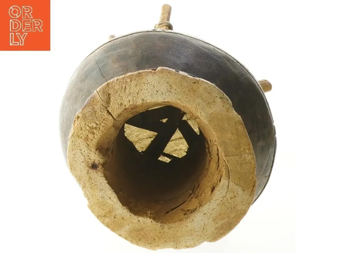 Billede 2 - Traditionel afrikansk tromme (str. 33 cm)