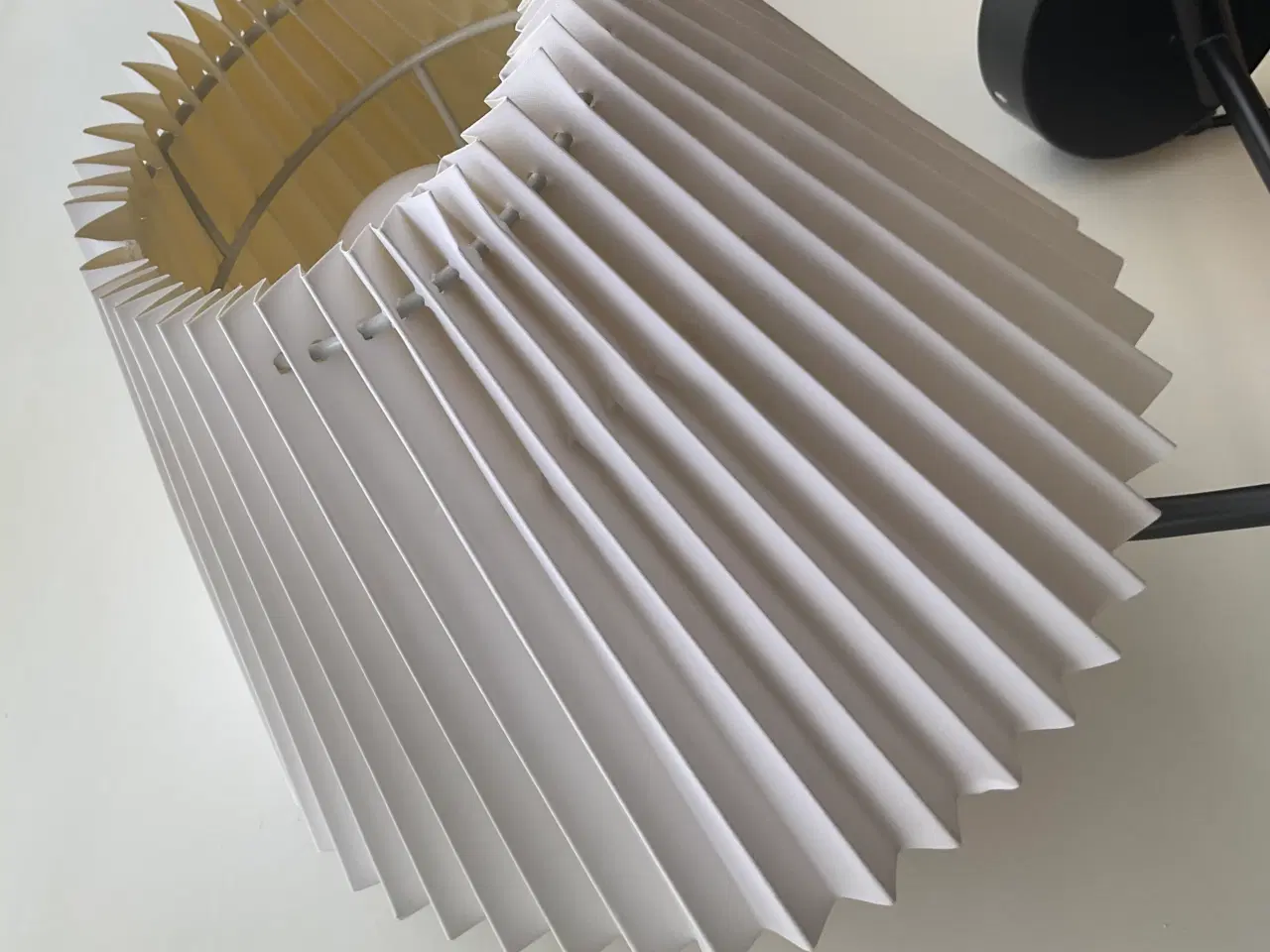 Billede 4 - Nordlux væglampe med plisseret hvid skærm