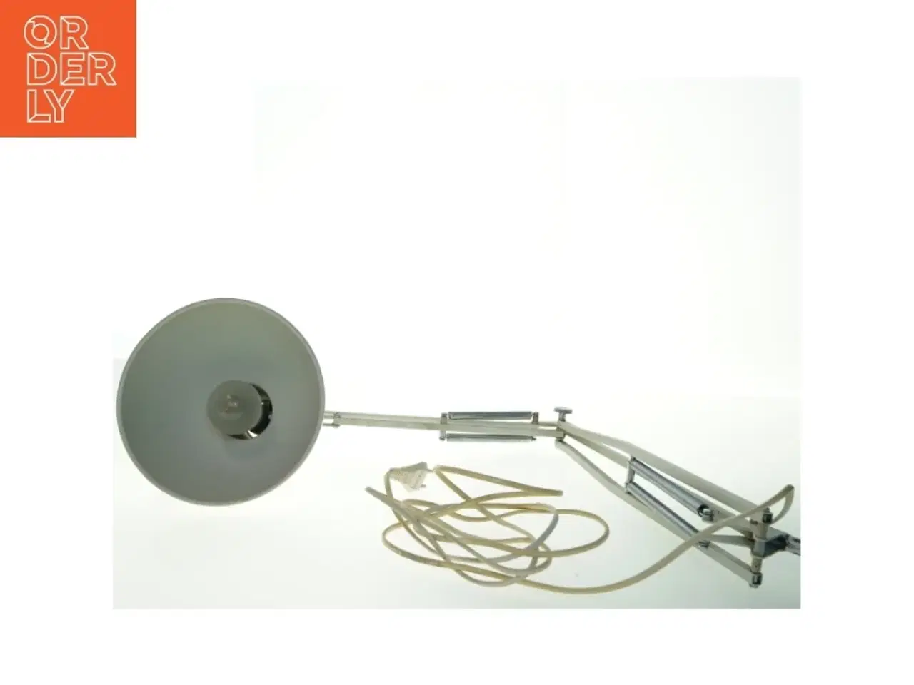Billede 2 - Hvid arkitektlampe (str. 80 cm)