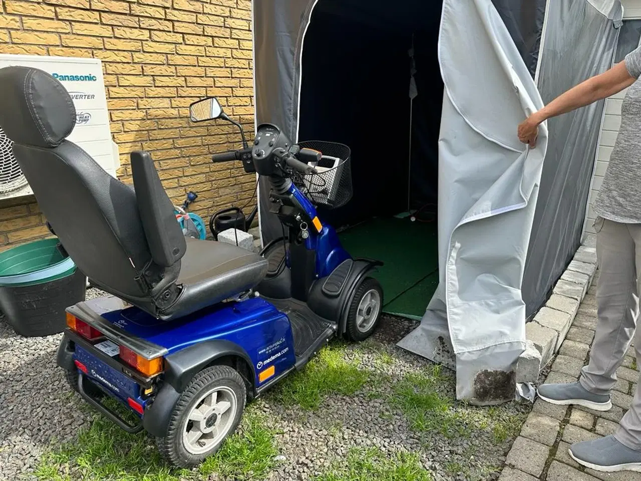 Billede 3 - Handicap scooter med opbevaringstelt