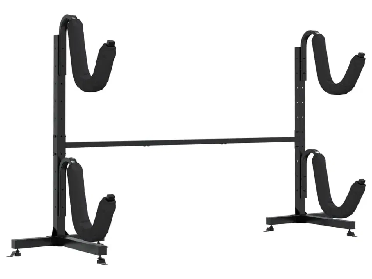 Billede 2 - Opbevaringsstativ til 2 kajakker 250x57x127,5 cm stål