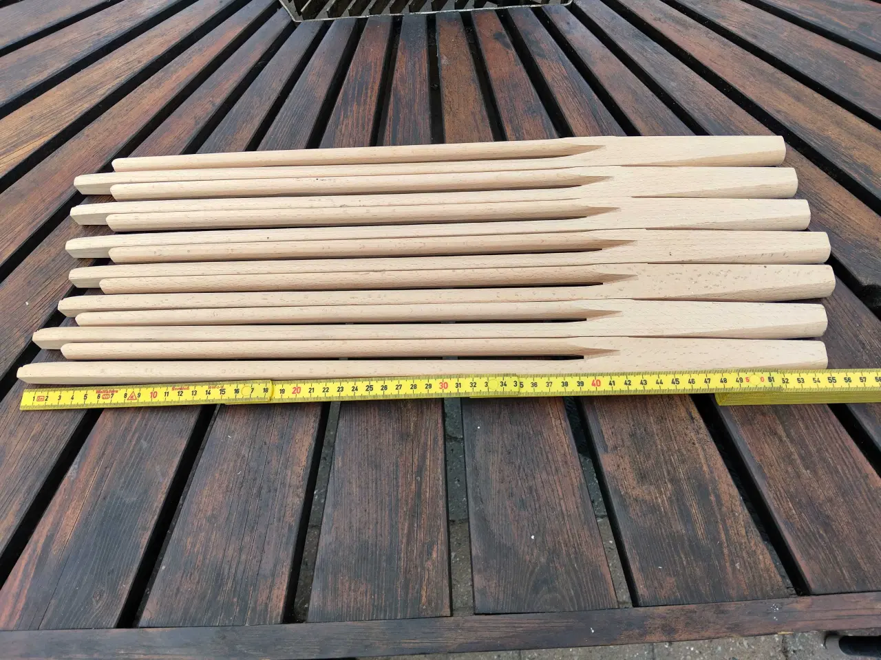 Billede 5 - Nye Splid Stokke til garnfiskeri 55 cm