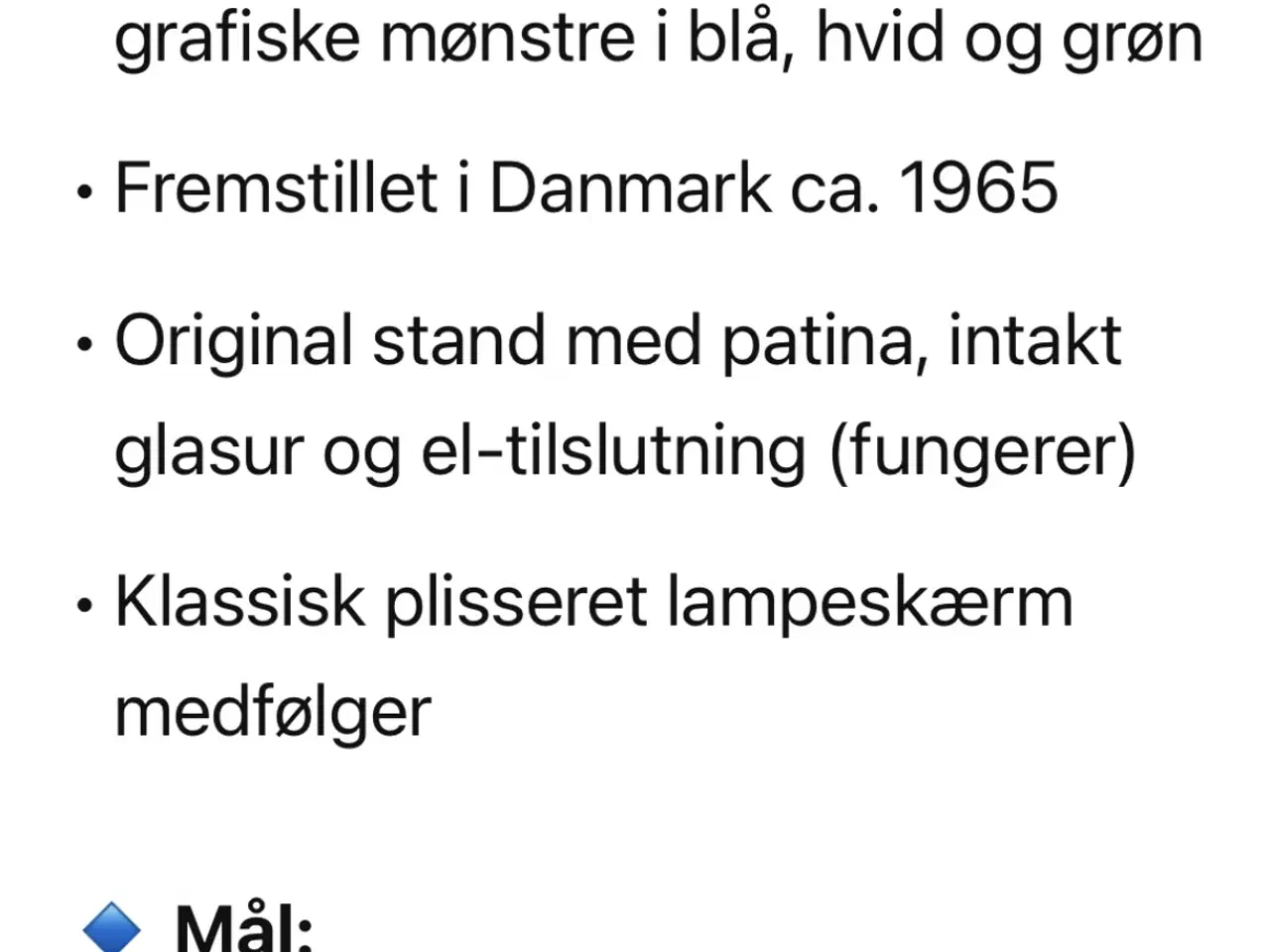 Billede 6 - Tenera fra Fog og Mørup vintage bordlampe