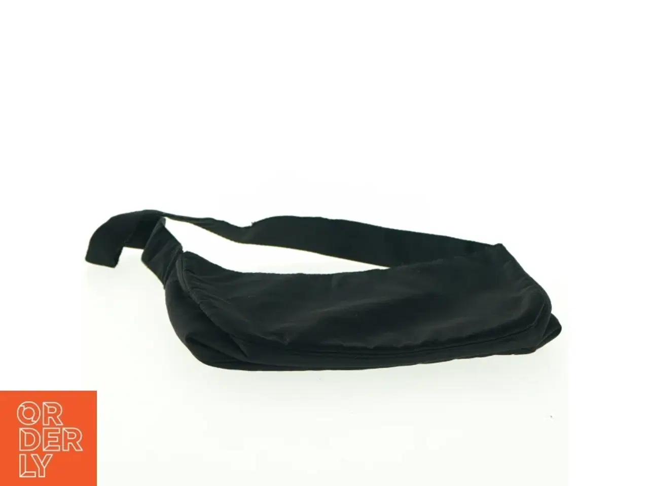 Billede 4 - Sort broderet skuldertaske (str. 23 x 14 cm)