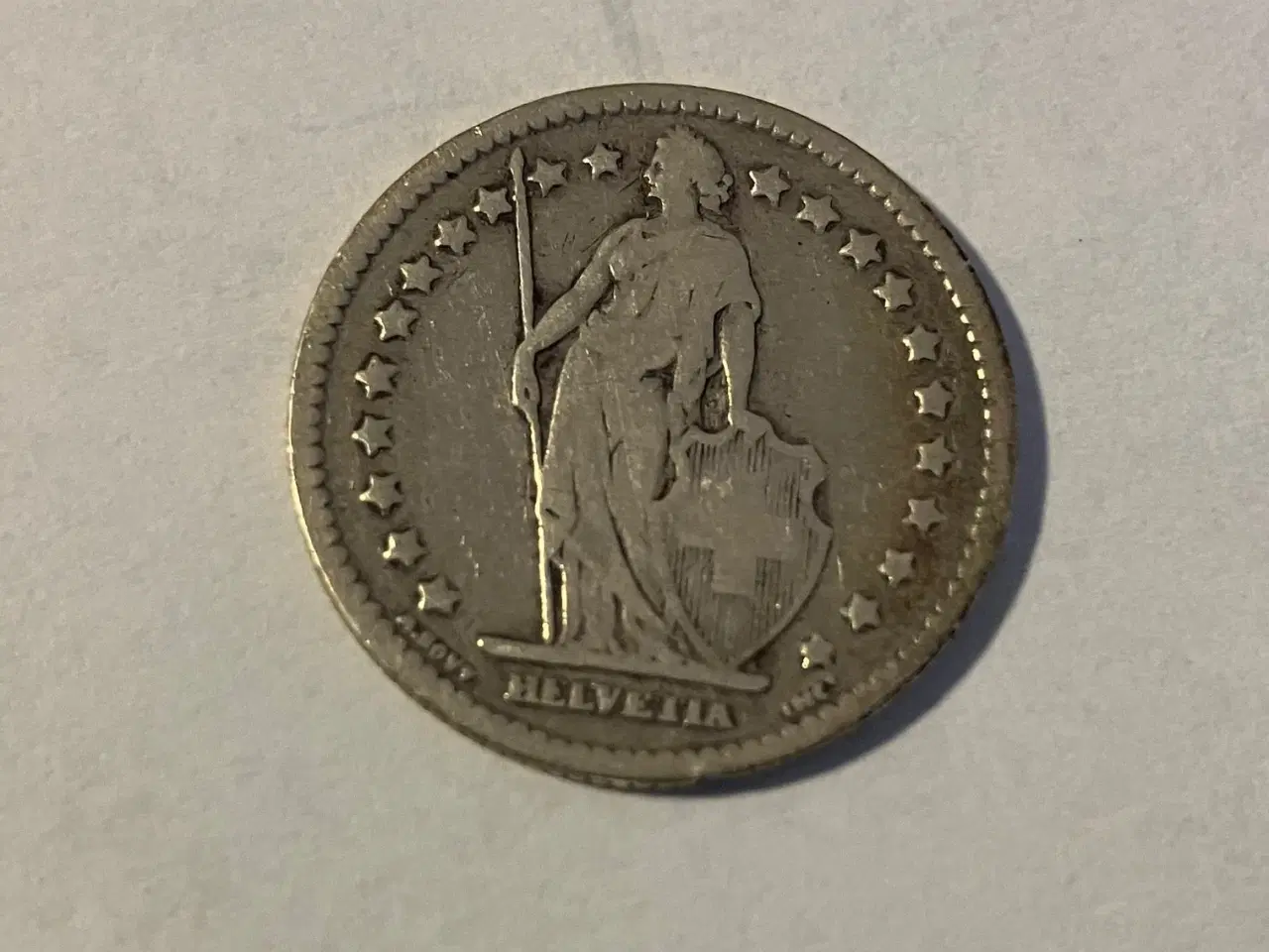 Billede 2 - 1 Franc Switzerland 1887