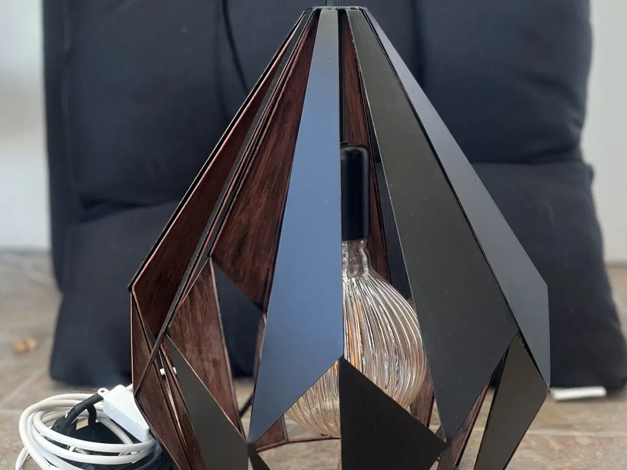 Billede 1 - Loft pendel mrk. Eglo Carlton 1 pendel, Ø31 cm