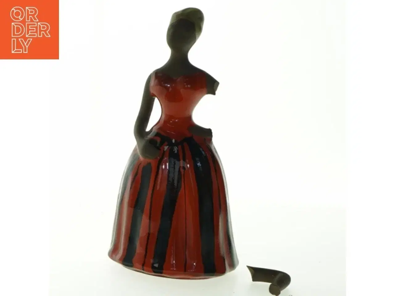 Billede 1 - Dekorativ statue af kvinde (str. 23 cm)