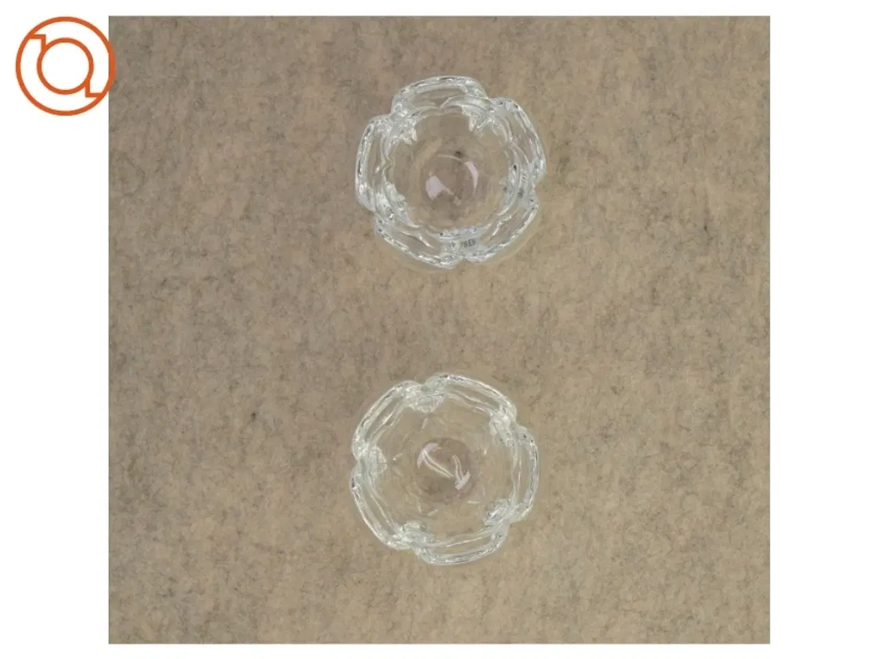 Billede 4 - Lotus fyrfadsstager fra Holmegaard (str. 7 x 10 cm)