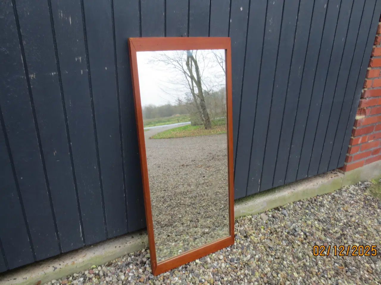 Billede 2 - 1 stk Teak Oman Junior Entresspejl Nummer 10