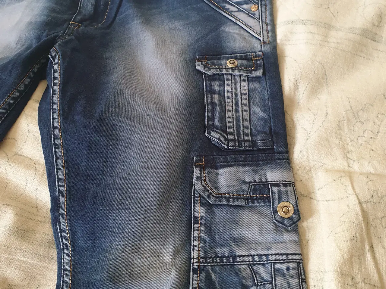 Billede 3 - Jeans, MOCK-UP, str. 34, Blå, Ubrugt Cargo