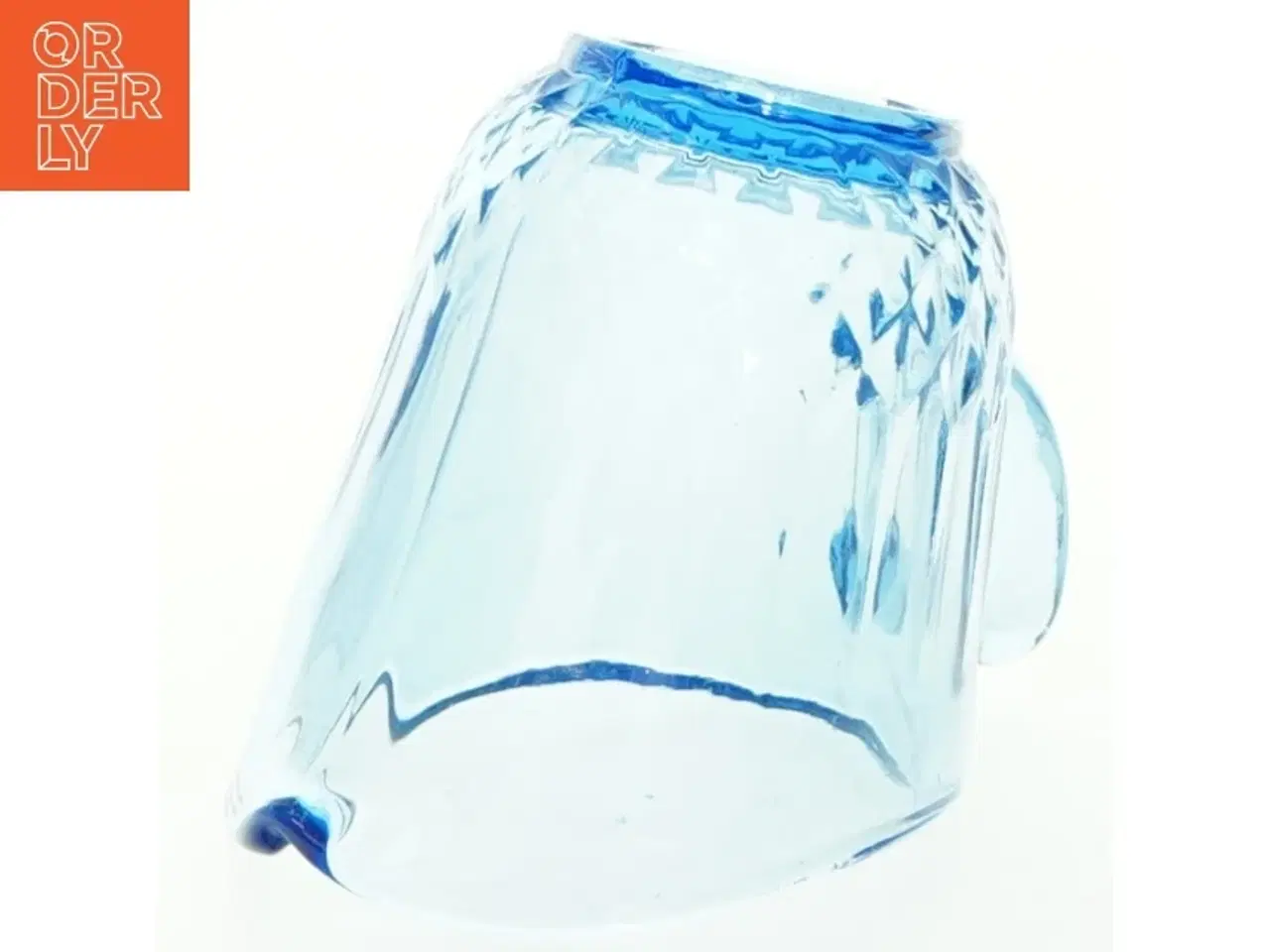 Billede 4 - Blå glaskande (str. 9x8x11,5 cm)