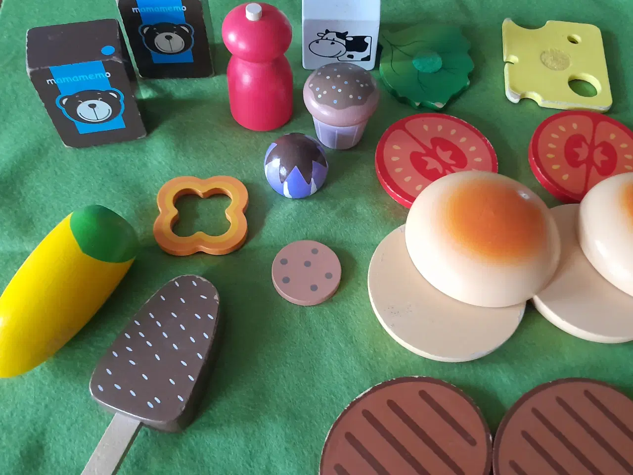 Billede 3 - Træ legemad ( 20 dele).