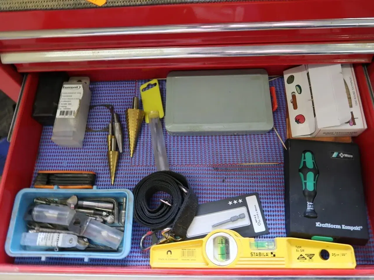 Billede 5 - Værktøjsvogn med div. Værktøj m.m.