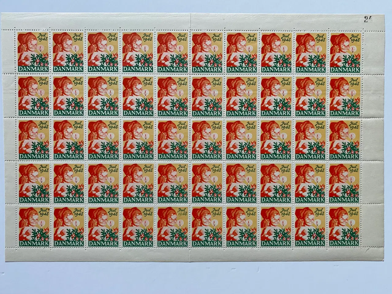 Billede 2 - Julemærker Danmark helark