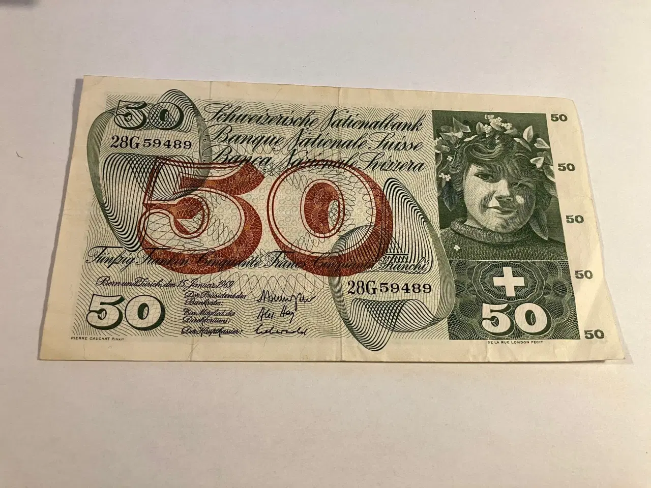 Billede 1 - 50 Franken Switzerland