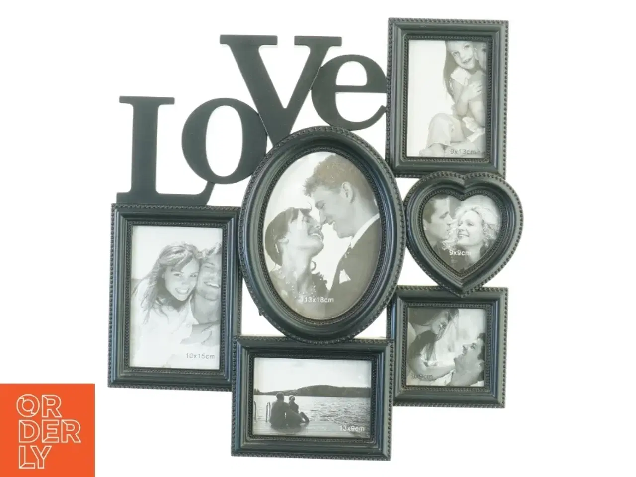 Billede 2 - 2 stk. Billedrammer LOVE (str. 40 x 44 cm)