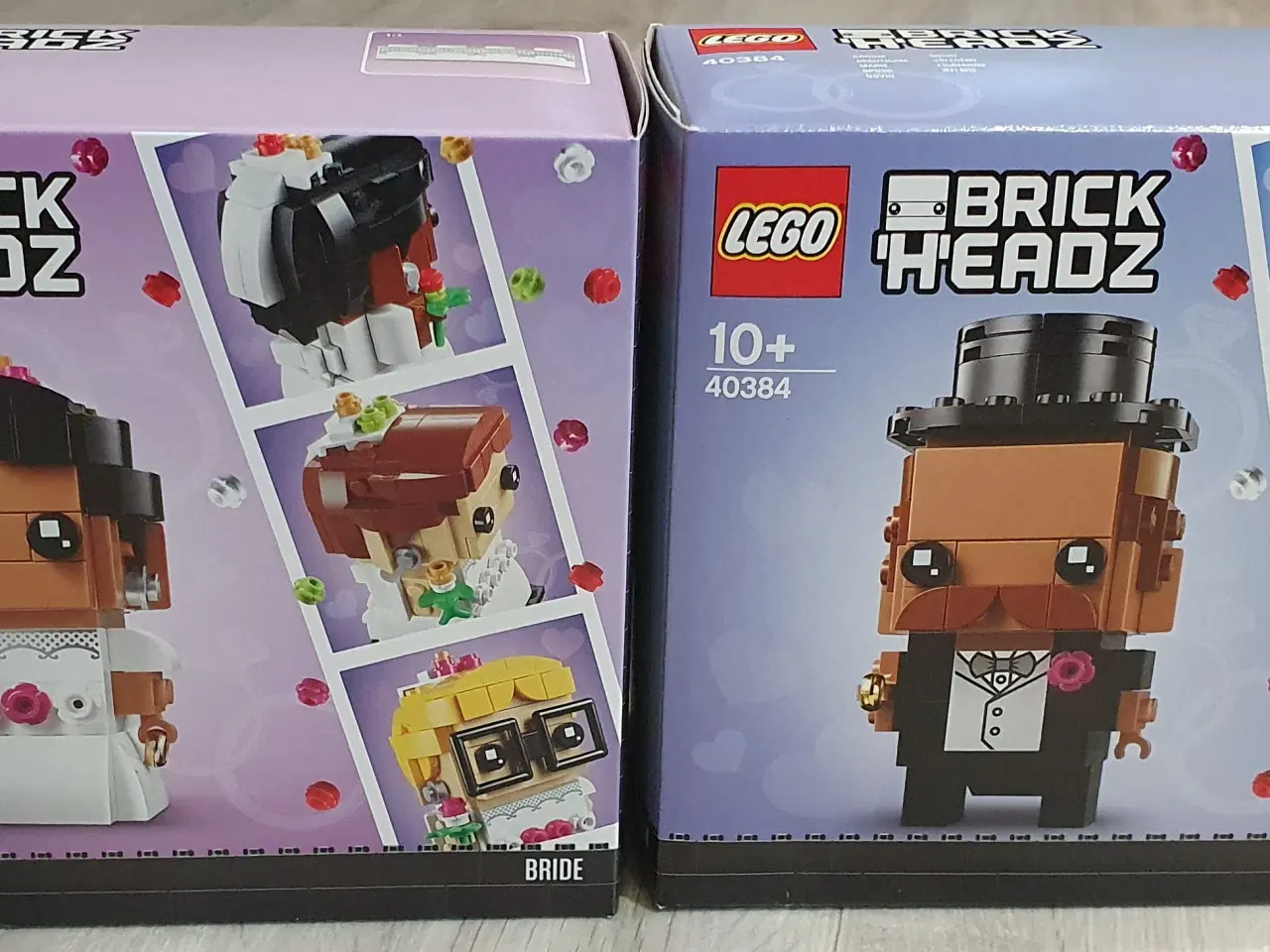 Billede 1 - BrickHeadz, Brud og brudgom, 40383, 40384