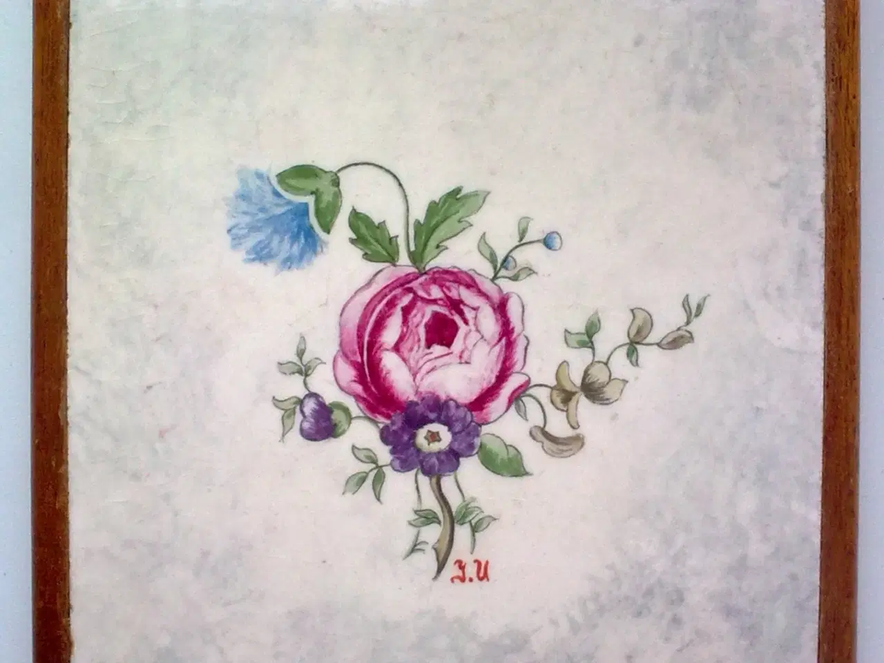 Billede 1 - Danischburg flise bordskåner varmebrik 1950rne