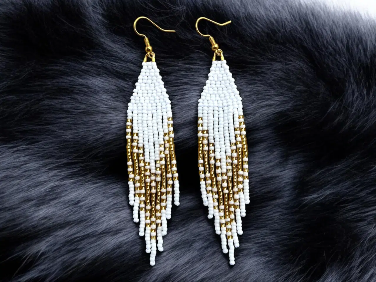 Billede 4 - Grønlandske øreringe, håndlavede 