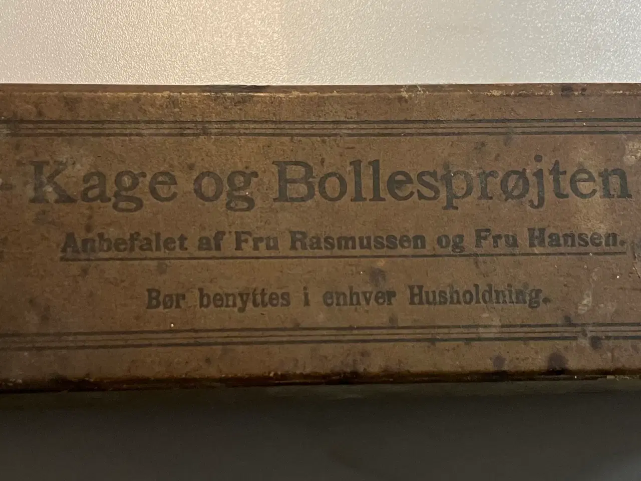 Billede 1 - Antik bollesprøjte i original æske 