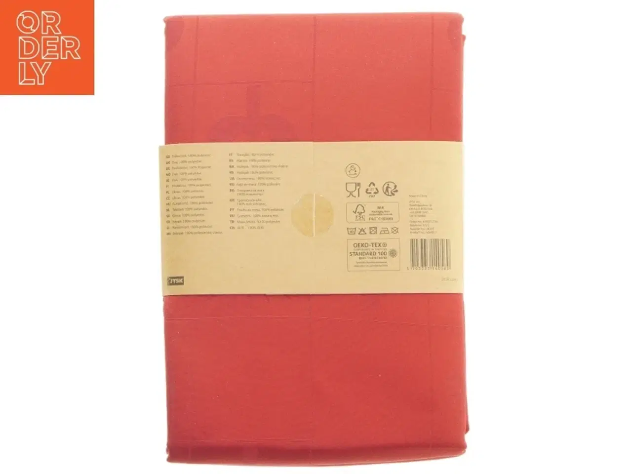 Billede 4 - Rød dug 140x320 cm fra JYSK (str. 140x320 cm)