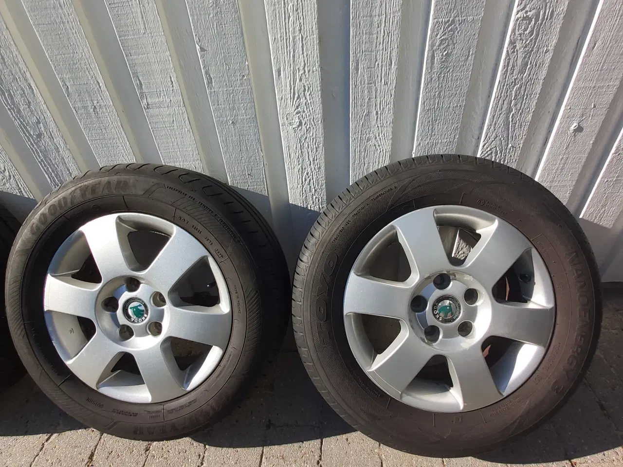 Billede 1 - skoda octavia alu fælge med dæk