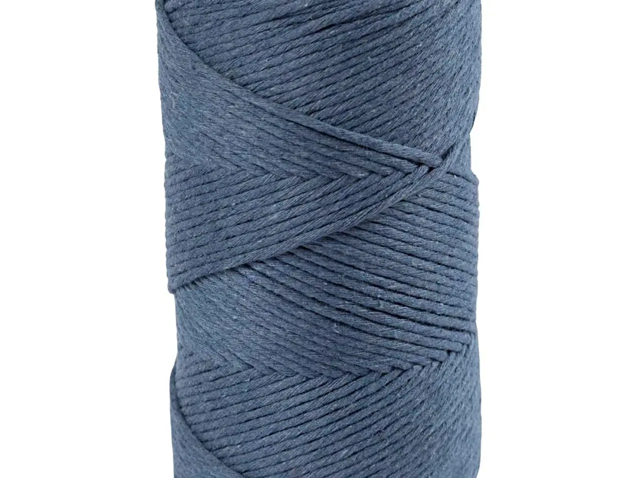 Billede 1 - Bæredygtig Blå Macramé Snor 198m - 2mm Diameter
