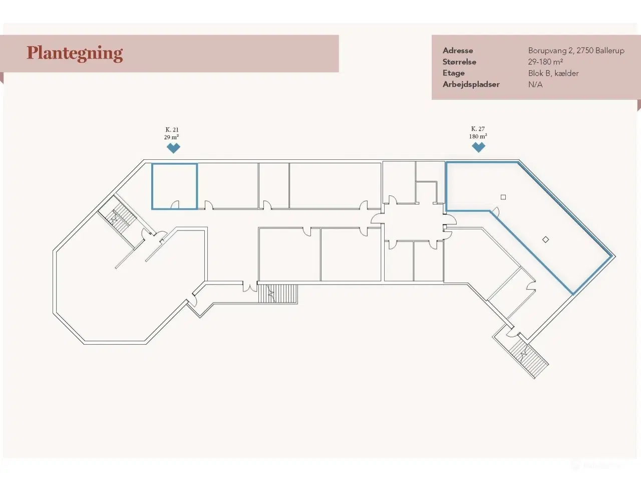 Billede 21 - Lyse og indbydende kontorlokaler med lyse trægulve