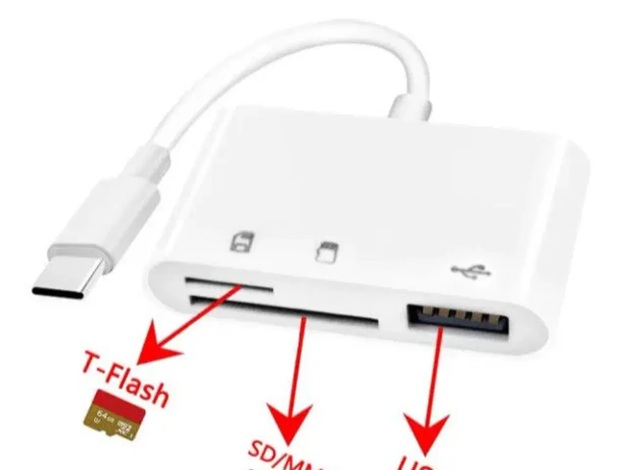Billede 2 - 3 I 1 Kabel USB C for MAC
