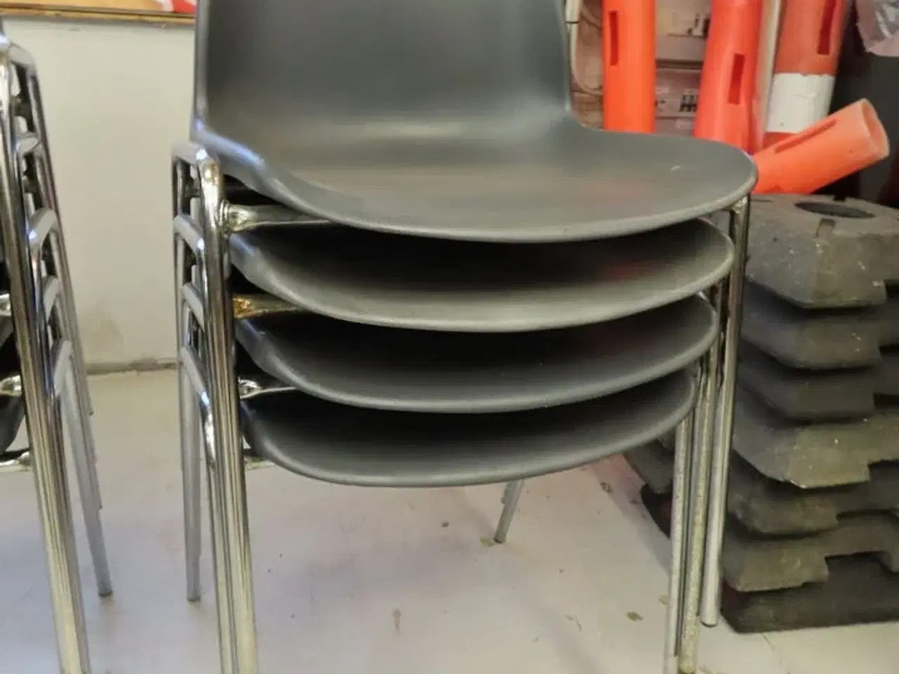 Billede 3 - 9 stk. stabelstole