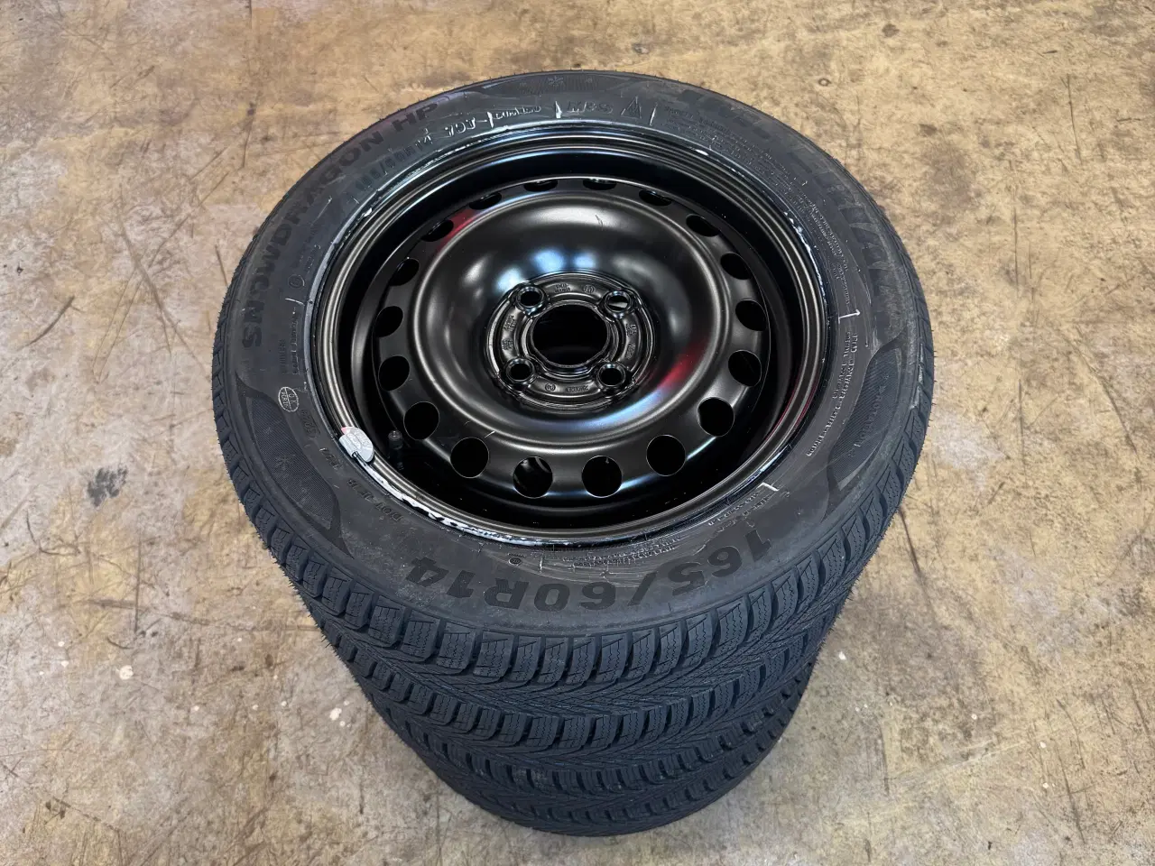 Billede 1 - Vinterhjul Vw Up Skoda city go Seat mii