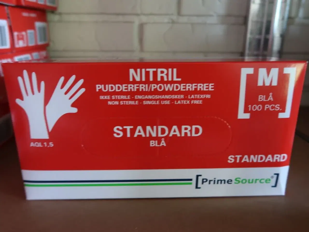 Billede 2 - 16 pk. Nitrail Pudderfri handsker - Str. M