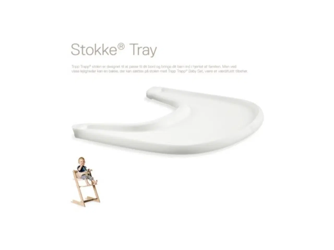 Billede 1 - Stokke tray - bord