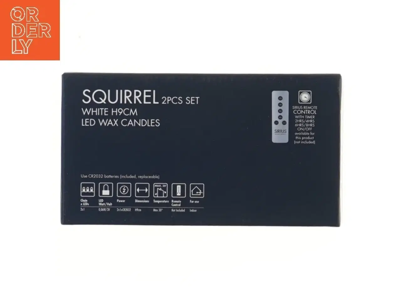 Billede 2 - LED egern lys sæt fra Sirius (str. 9 cm)