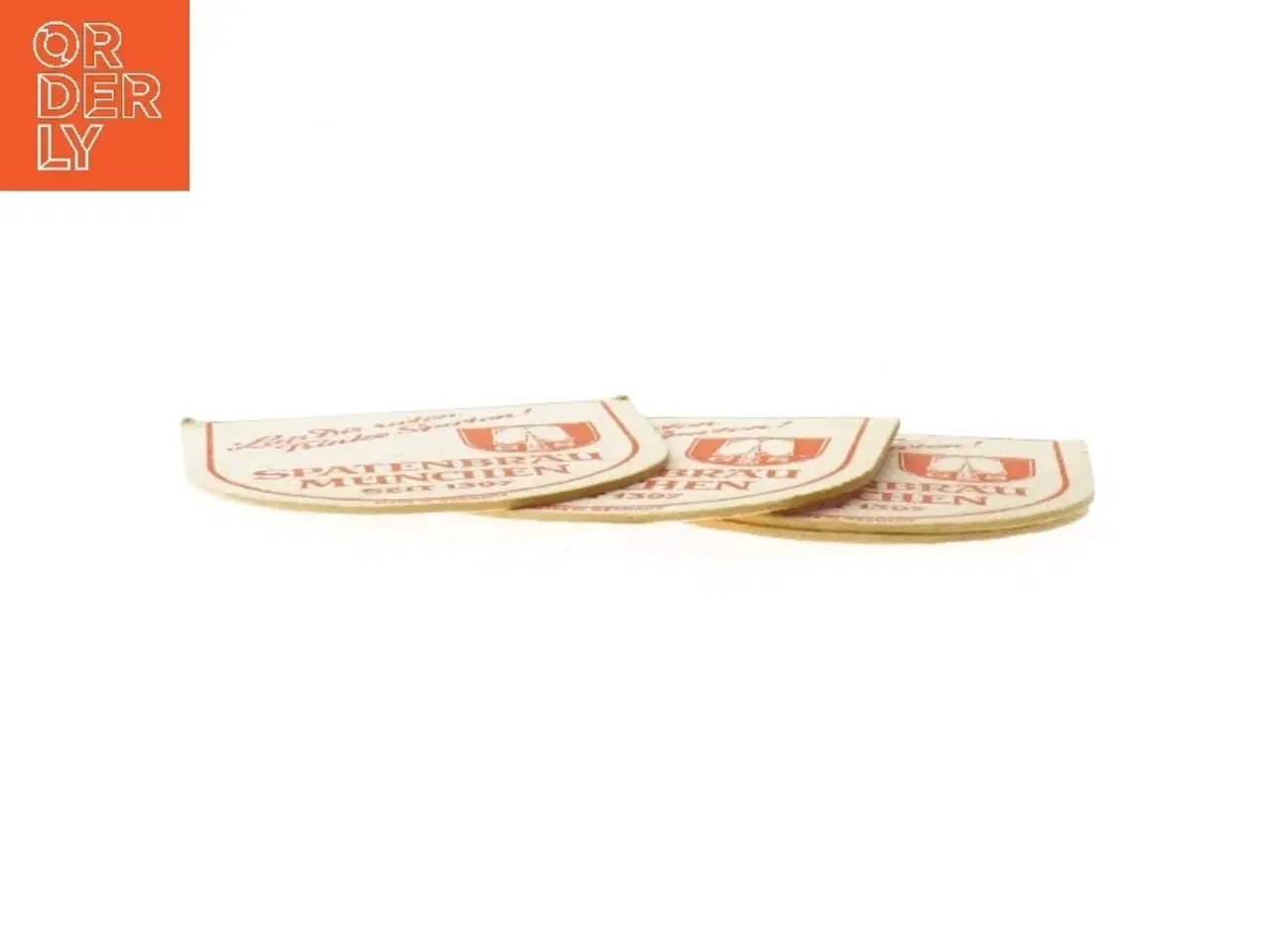 Billede 2 - Vintage Spatenbräu Munchen ølbrikker fra Gs (str. 11,5x11 cm)