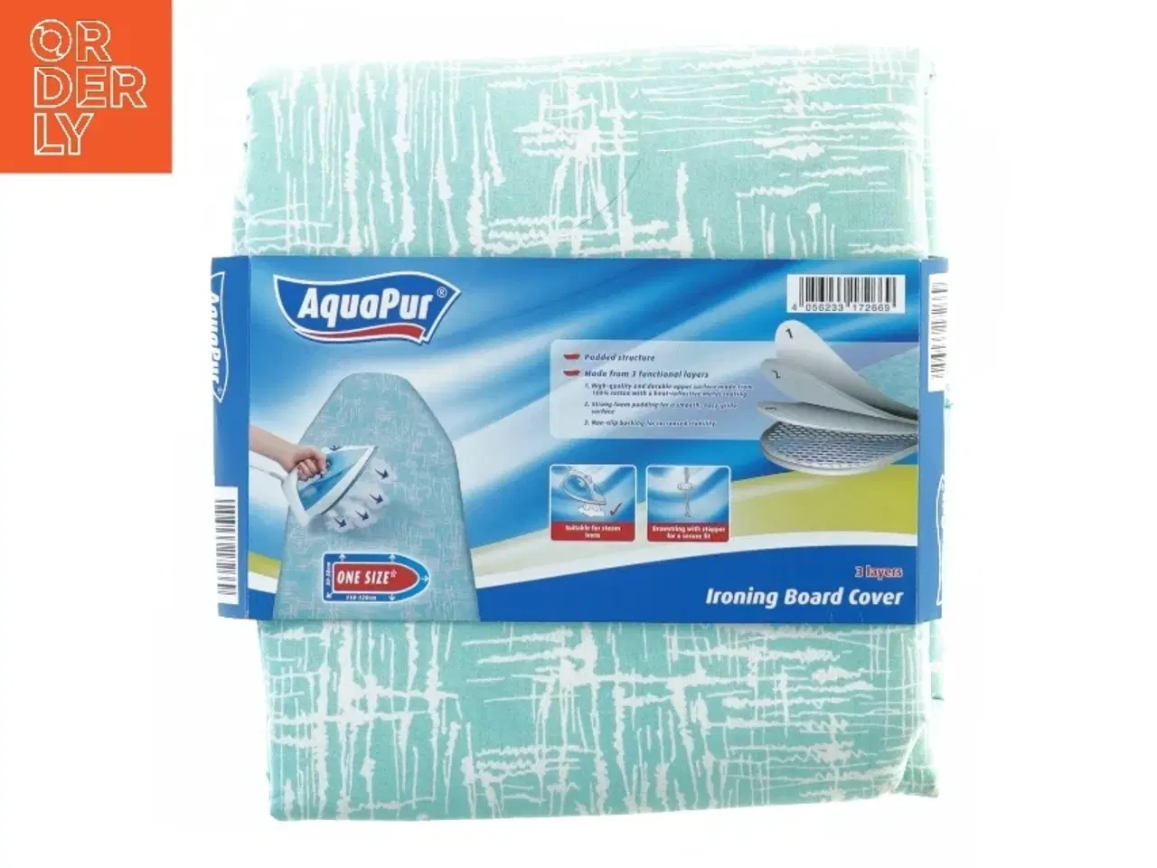 Billede 1 - Stryge bræts betræk fra Aquapur (str. 120 x 47 cm)