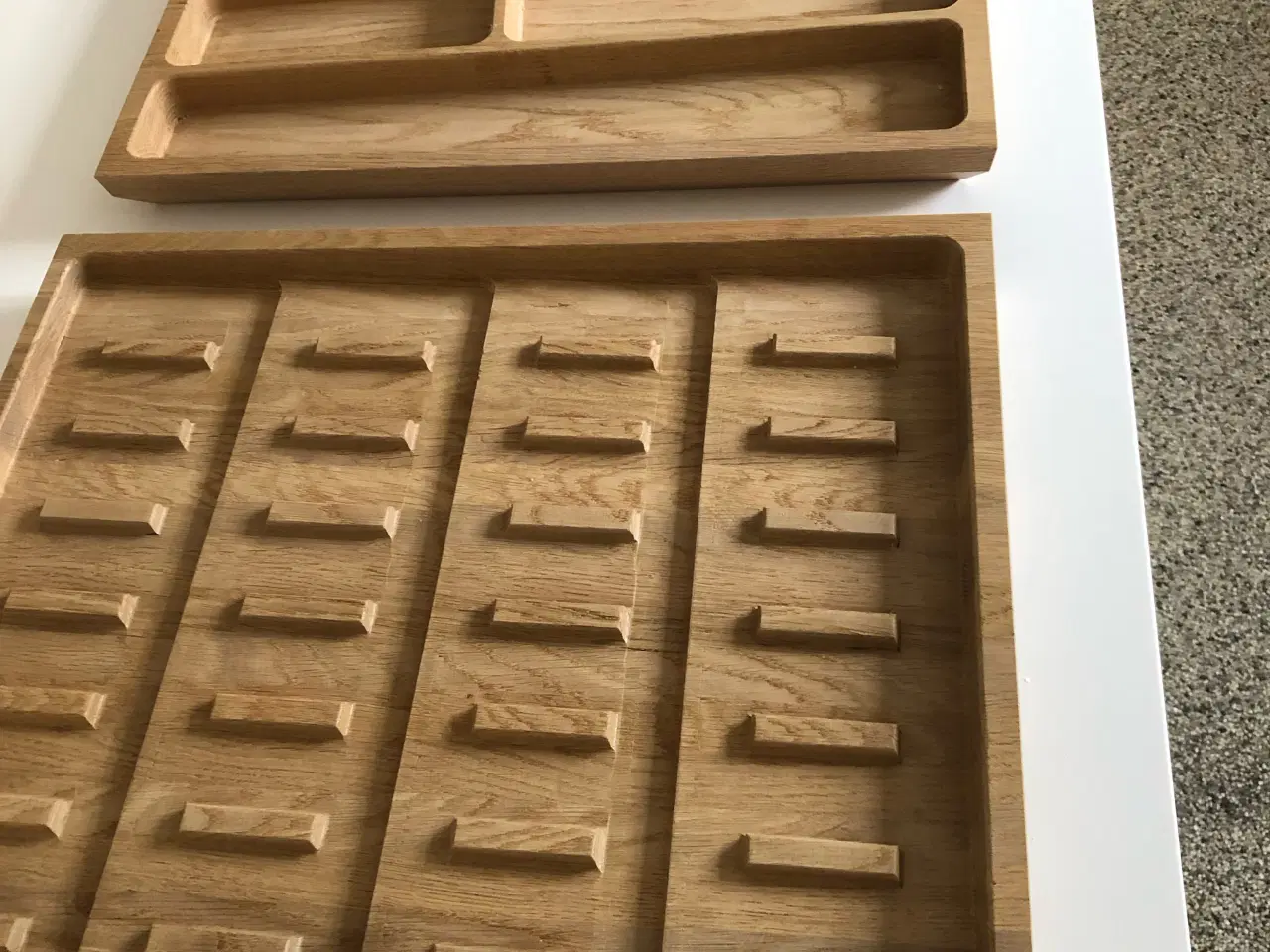 Billede 3 - Skuffeindsats i egetræ til Svanekøkken