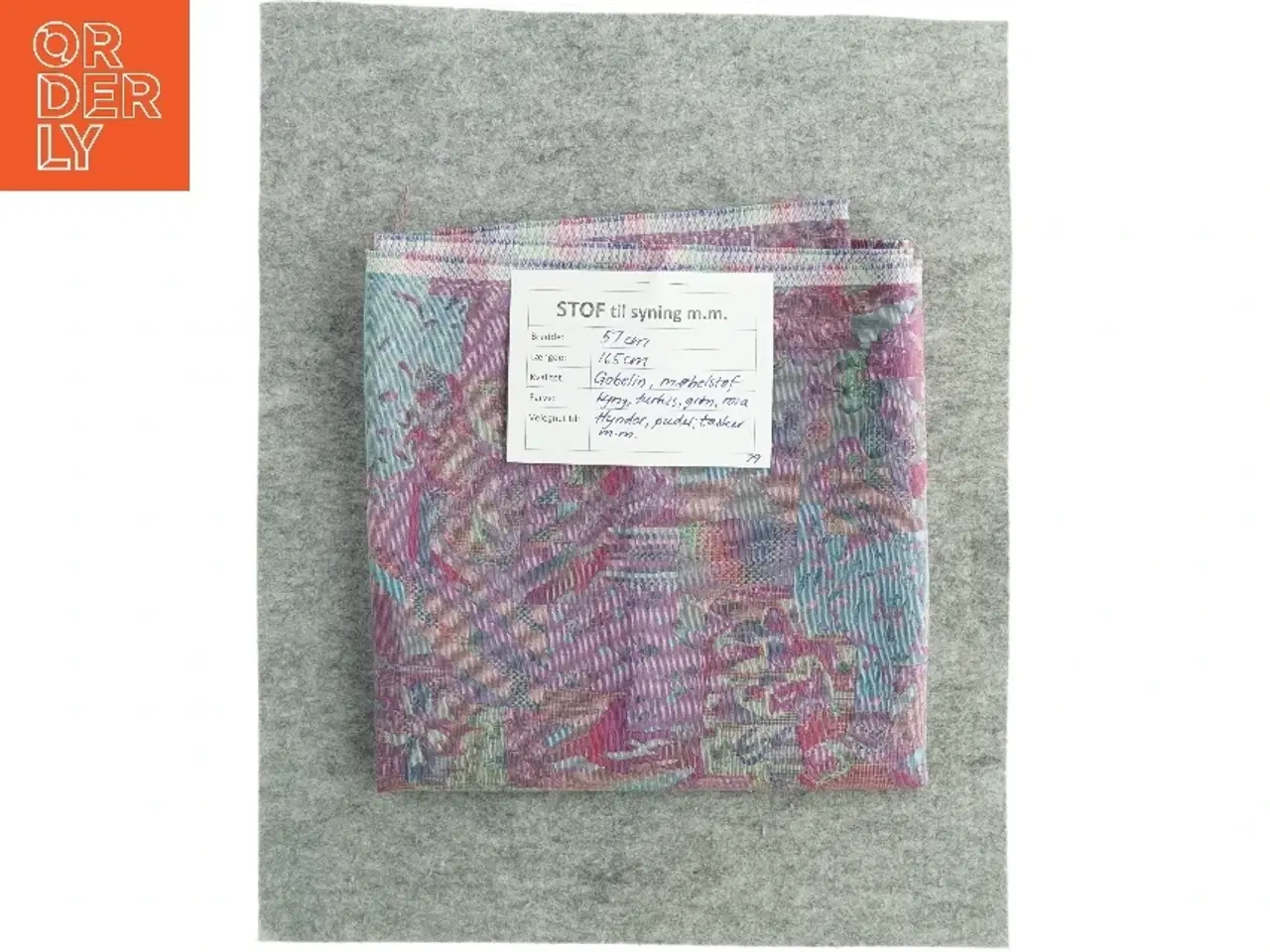 Billede 2 - Gobelinstof til møbler, puder m.m. (57 cm x 155 cm)