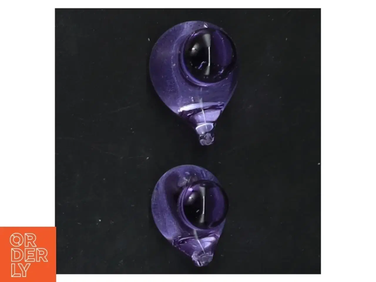 Billede 4 - Glasfigurer af ænder (str. 4 cm. og 3,5 cm)