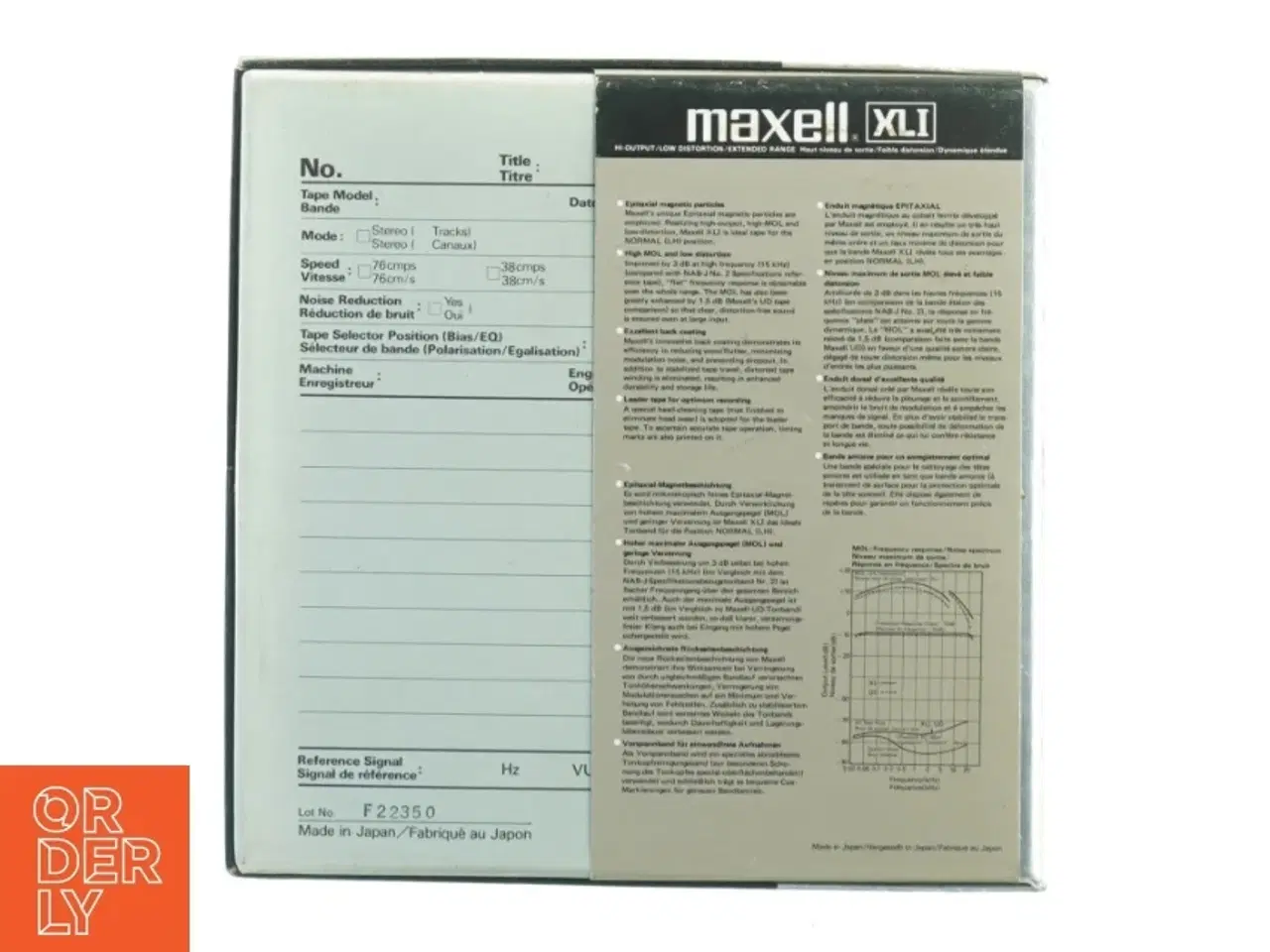 Billede 5 - Maxell XL II 35-90B lydbånd (str. 19 x 19 x 1 cm)