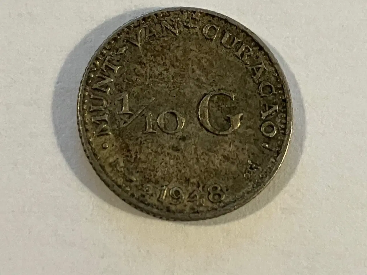 Billede 1 - 1/10 G Curacao 1948