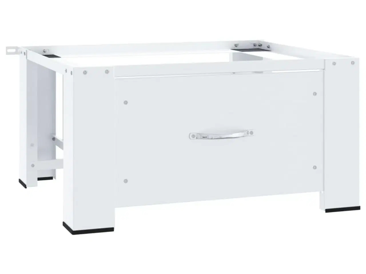 Billede 2 - Vaskemaskinepiedestal med skuffe hvid