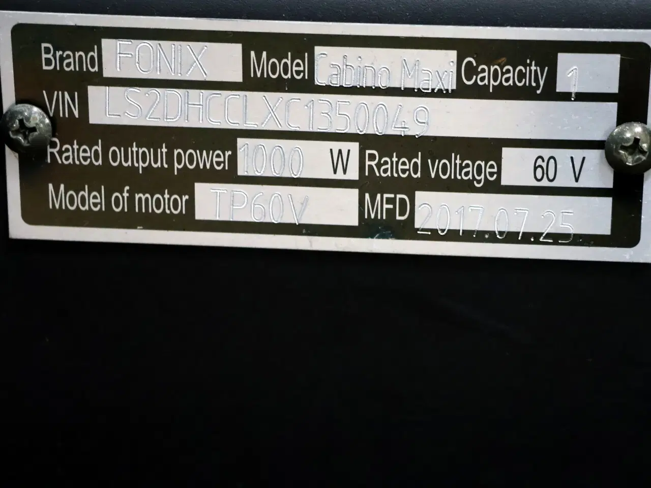 Billede 14 - Fønix kabino maxi årg 2017 lille knallert