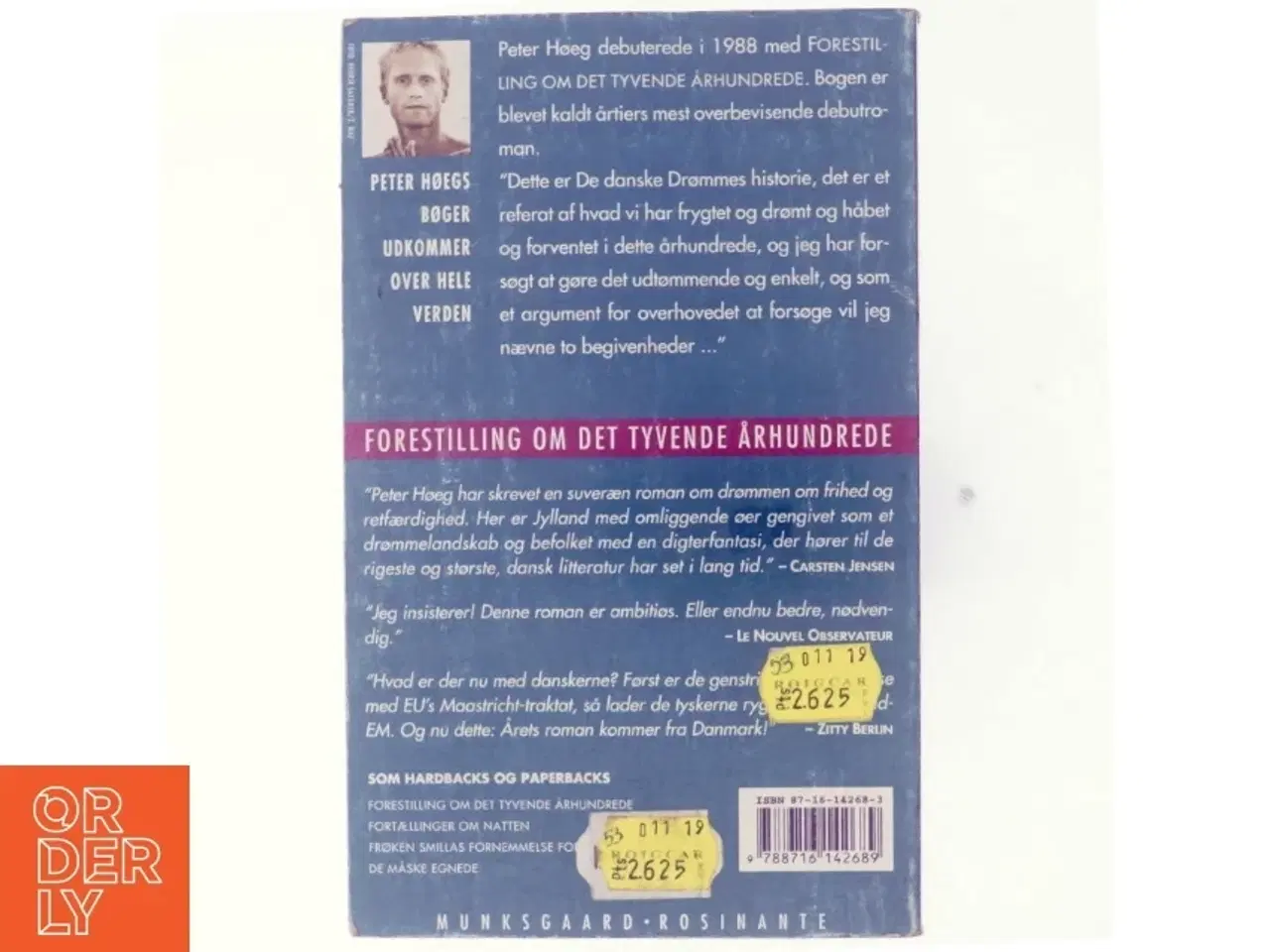 Billede 3 - Forestilling om det tyvende århundrede : roman af Peter Høeg (f. 1957-05-17) (Bog)